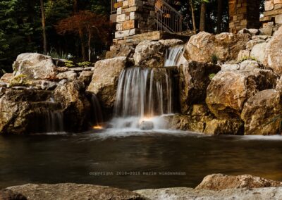 waterfall lighting