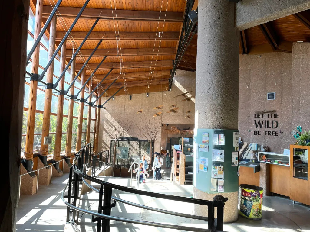 Lakeside Nature Center Display Hall and Viewing Gallery © A. Zahner Company 