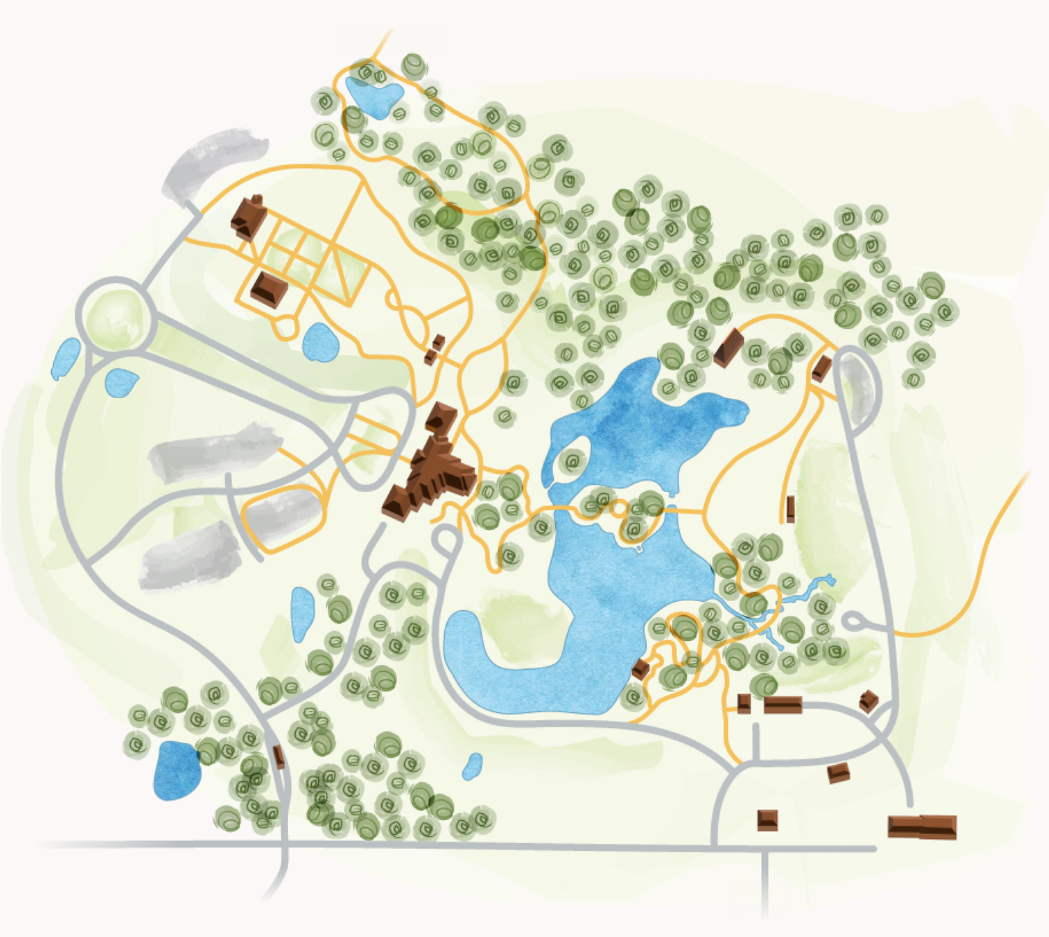 Park Layout Map – Powell Gardens