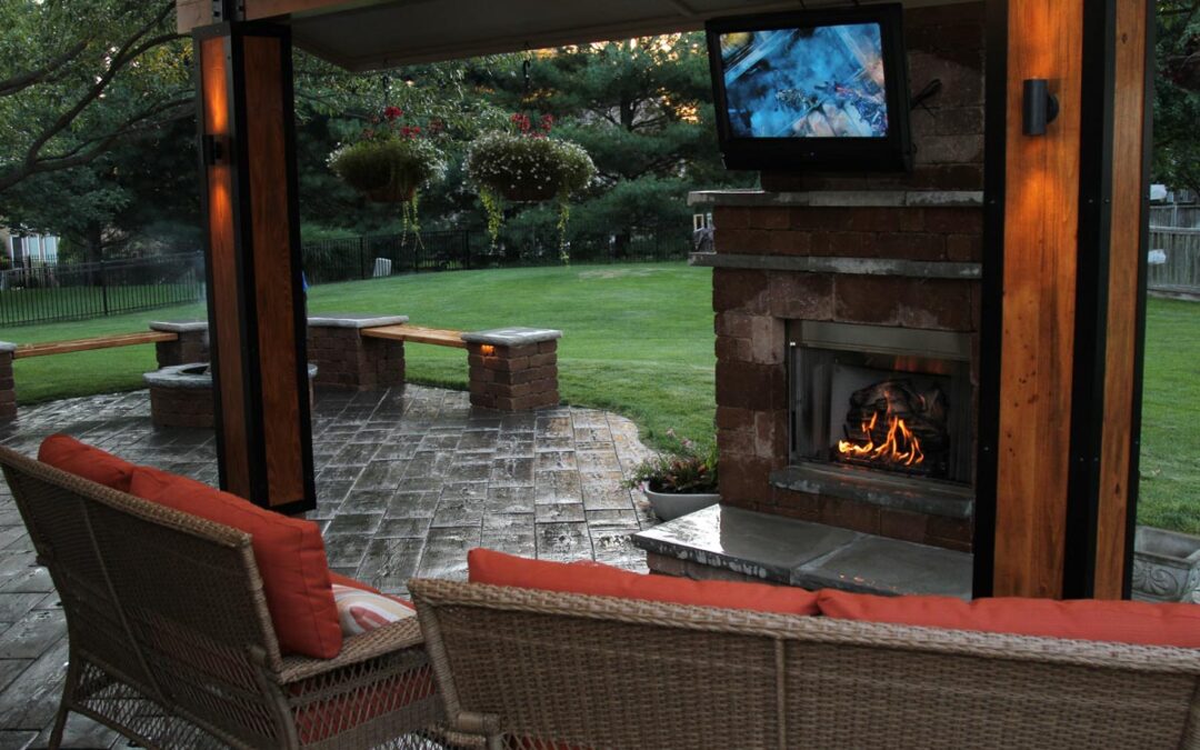 Outdoor Fire Features:  Wood or Natural Gas 